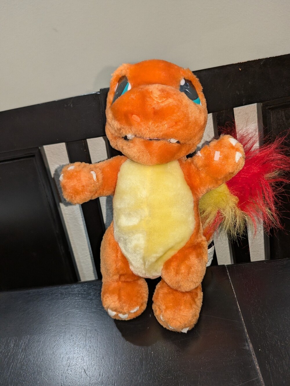 Vintage Nintendo Pokemon Charmander 11" Play By Play Stuffed Plush Toy 1999